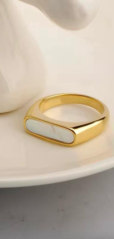 Black Bar Signet Ring