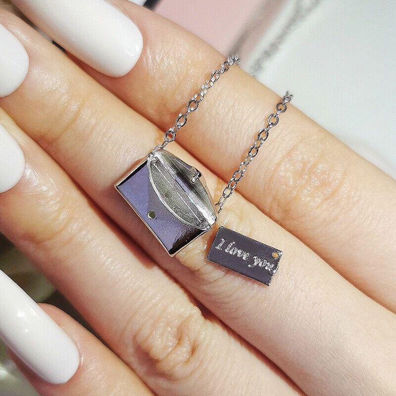 Silver Envelope Locket