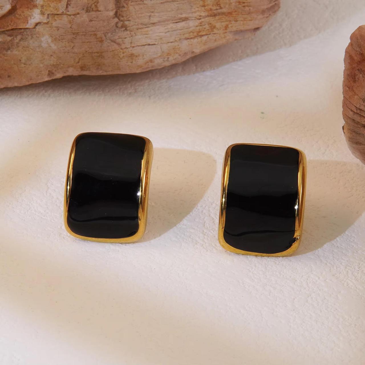 Marble Glow Hoop Earring