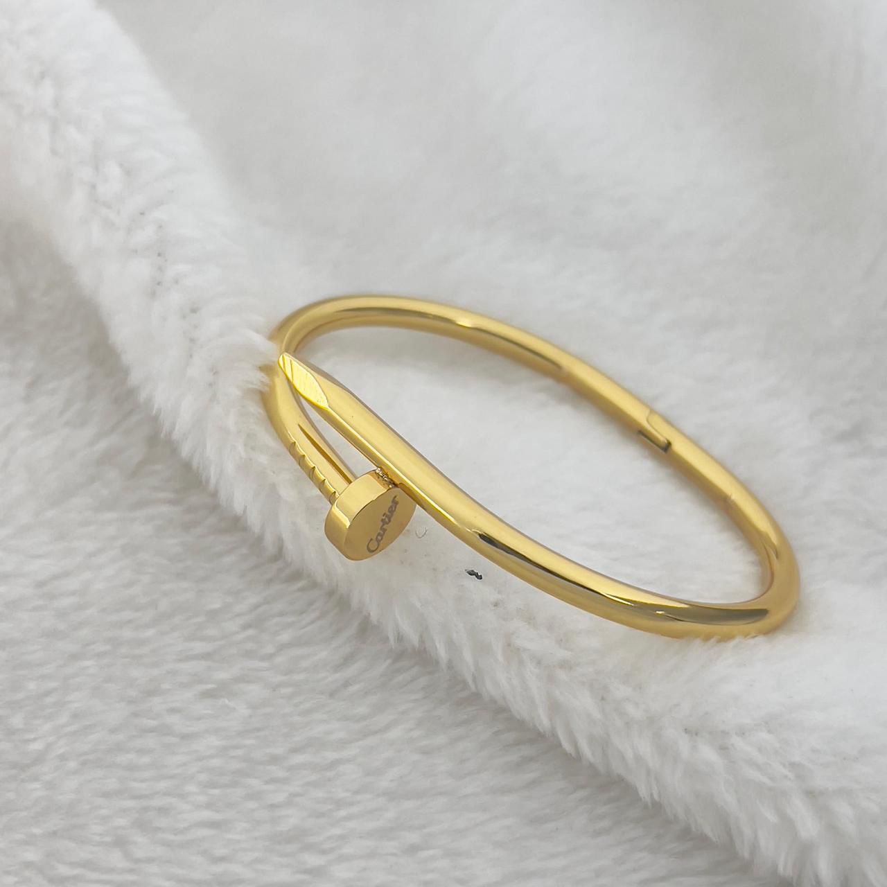 Golden Nail Bracelet