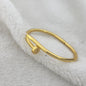 Golden Nail Bracelet