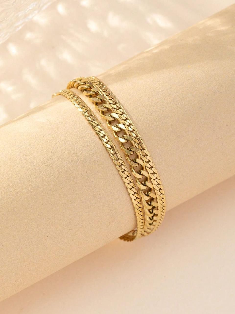 Elegant Double Chain Bracelet